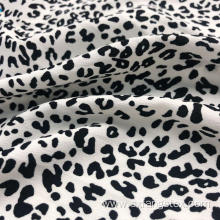 Recycled Stretch Leopard Print 100% Polyester Ladies Fabric